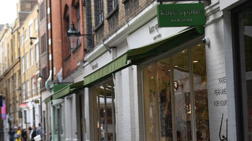 Kate Spade had stores and outlets all over the world including this one in London's Covent Garden. Picture: Victoria Jones/AP