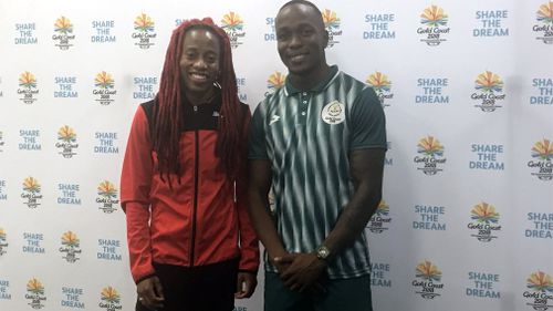 The fastest man and woman in the Commonwealth. (Tom Rehn/9NEWS)