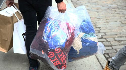 The 'Life of Pablo' pop-up shops have sparked a shopping frenzy worldwide. (Getty)