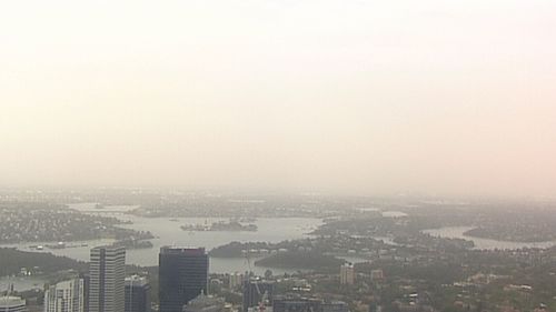 The dust settles across Sydney this morning.