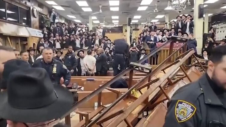 Hasidic Jewish students arrested in Brooklyn New York over secret synagogue tunnel