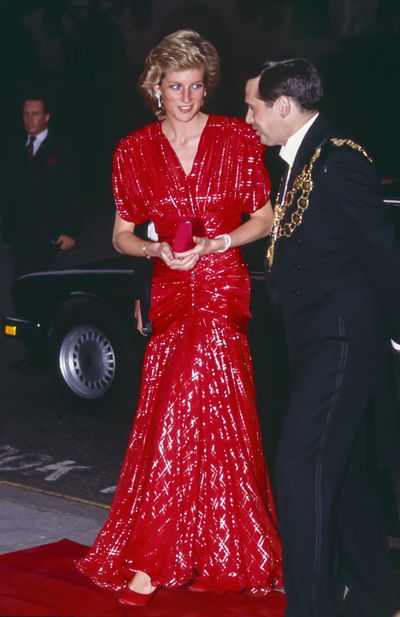 Diana, Princess of Wales at the 1989 the Premiere of <em>When Harry met Sally.</em>