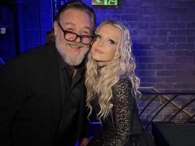 Danielle Spencer and Russell Crowe