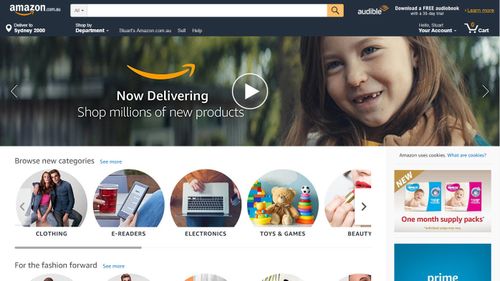 Amazon's new website offers a lot of options for a Christmas shopper.