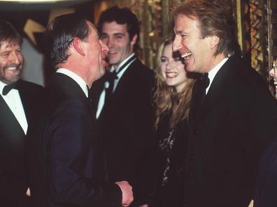 PRINCE CHARLES AT THE 'SENSE AND SENSIBILITY' FILM PREMIERE (Photo by © Pool Photograph/Corbis/Corbis via Getty Images)