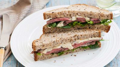 Classic roast beef sandwich