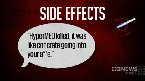 Players described being unable to walk after the injections. (9NEWS)