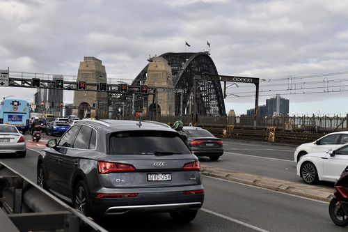 Drivers are likely to be charged both ways on the Harbour Bridge from 2026. Picture: AAP