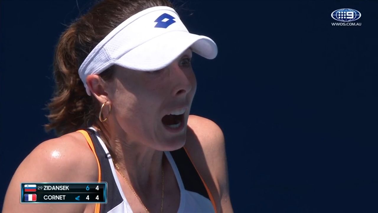 Memorable Alize Cornet comeback fuelled by explosive exchange with chair umpire