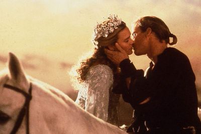 <i>The Princess Bride</i> (1987)<br/><br/>In the words of <i>The Princess Bride</i> narrator Peter Falk: "Since the invention of the kiss, there have only been five kisses that were rated the most passionate, the most pure. This one left them all behind."<br/><br/>Sigh…"as you wish" Peter. That kiss between Westley (Cary Elwes) and Buttercup (Robin Wright) was just so lovely it's engrained in the minds of all '80s children.<br/><br/>(Image: 20th Century Fox)
