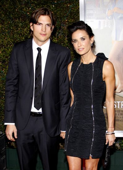 Demi Moore, Bruce Willis, relationship timeline, Ashton Kutcher