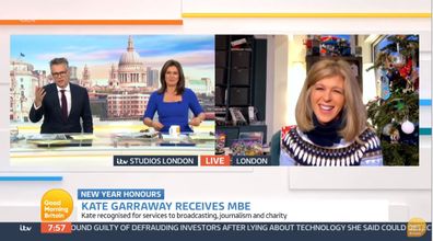 Kate Garraway on Good Morning Britain Jan 4, 2022