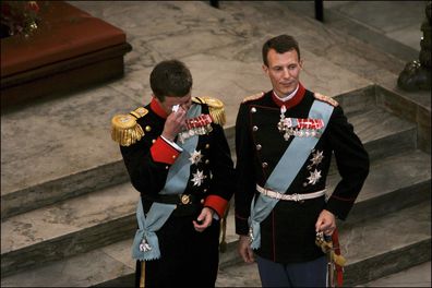 Prince Frederik and brother Joachim