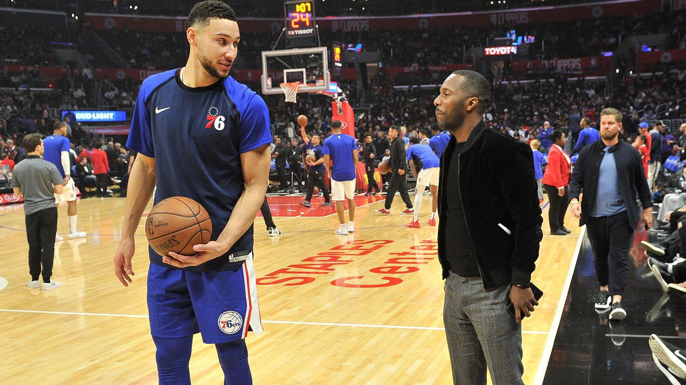 Ben Simmons chats his agent Rich Paul 