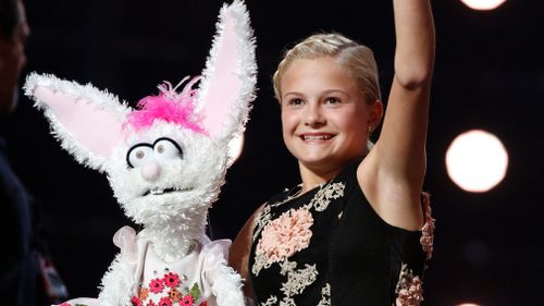 Darci Lynne Farmer, of Oklahoma City, beat out another youngster, 10-year-old singer Angelica Hale, for the title last night. (AP)