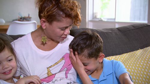 Mum Lana Morrison spoke to 9News about the daily stress of being a parent.