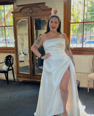 Claudia Sokolova admits the wedding industry pressures brides to be a certain size.