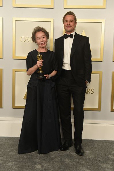 Youn Yuh-jung, Brad Pitt, Oscars 2021