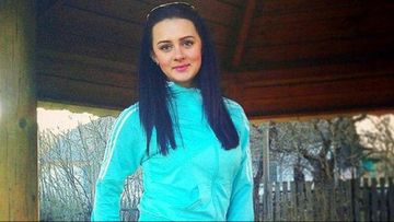 Ukrainian woman Ekaterina Parkhomenko attracted criticism for claiming to wear mascara looted from the MH17 site. (Instagram)