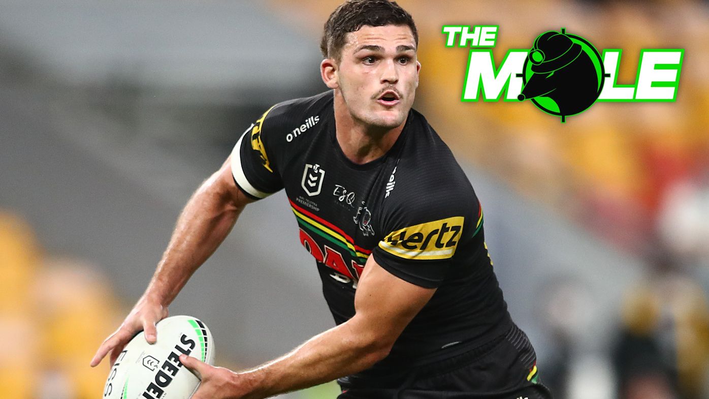 Nathan Cleary played through the second half of the season with a serious shoulder injury.
