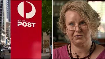 Mandy Hickman is travelling across the country to make sure her grand-kids get their Christmas presents, since she doesn't trust Australia Post.