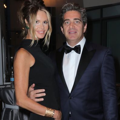 Elle Macpherson and Jeffrey Soffer at New World Symphony on May 15, 2015 in Miami Beach, Florida.