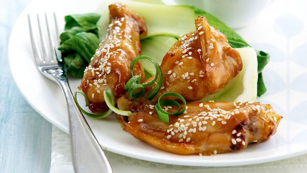 Teriyaki chicken drumettes for $9