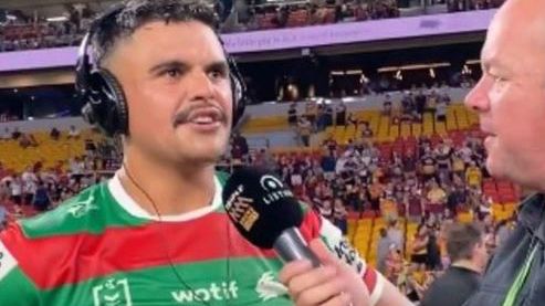 League legends float wild theory over Latrell Mitchell 'up-yours' during live radio interview