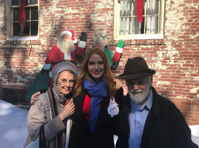 Alicia Witt and parents