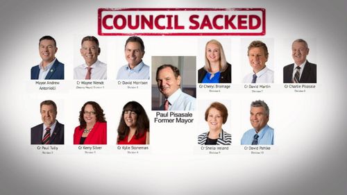 He has previously stood down from his role and the entire Ipswich City Council sacked over a series of corruption allegations levelled against councillors. Picture: 9NEWS.