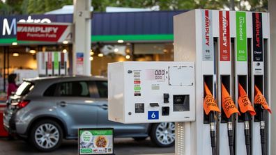 A petrol station in Sydney