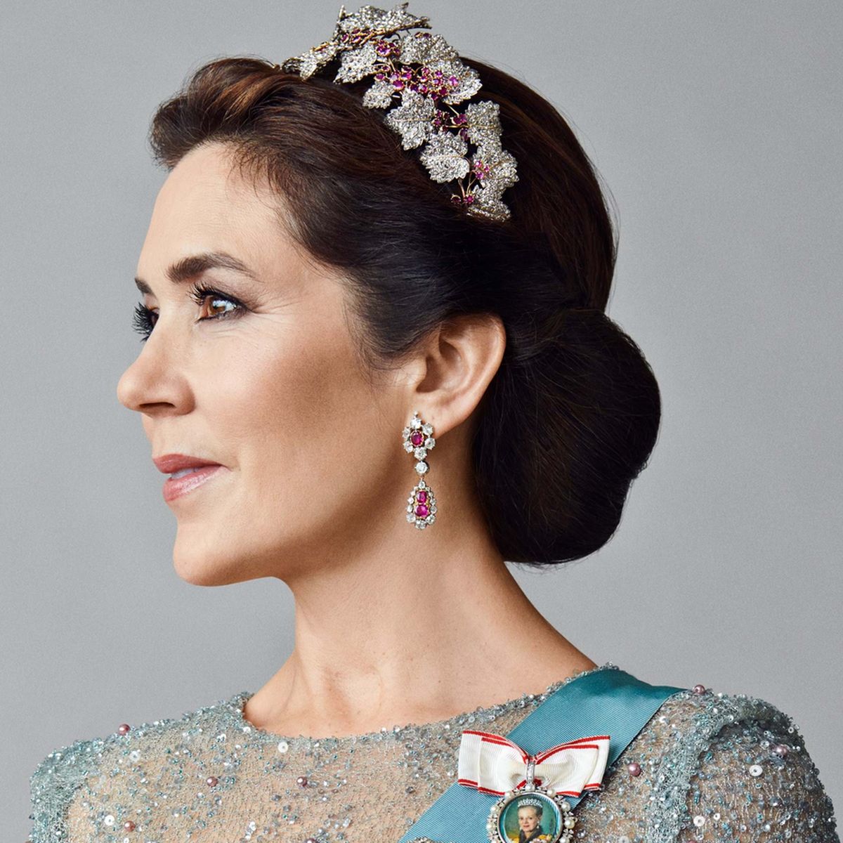 Portrait of HRH Crown Princess Mary of Denmark, National Portrait Gallery