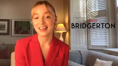 Phoebe Dynevor from Bridgerton chats to 9Honey Celebrity