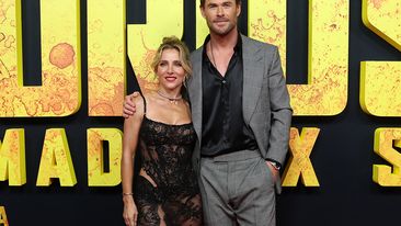 Elsa Pataky and Chris Hemsworth attend the Australian premiere of &quot;Furiosa: A Mad Max Saga&quot; at the State Theatre on May 02, 2024 in Sydney 