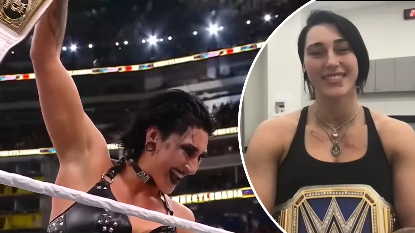 'Intimidating' Aussie's 'scary looking' makeover before WrestleMania triumph