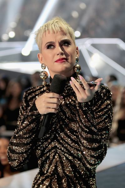 <p><strong>Look 9</strong></p>
<p>Katy Perry giving tiger chic a try at the MTV VMAs in LA wearing Naeem Khan. <em>Roar,&nbsp;</em>we get it.</p>