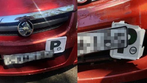 Young driver's attempt to dodge P-plate fine goes down in flames