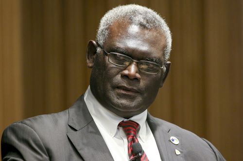 Manasseh Sogavari, Primo Ministro delle Isole Salomone.