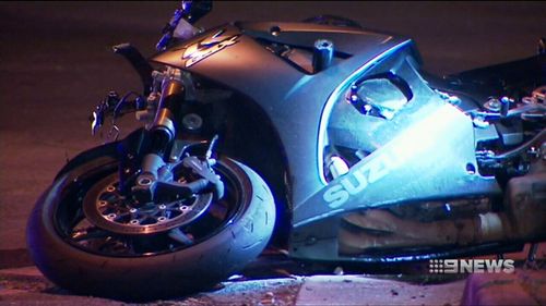 Locals say the motorbike rider could have been speeding.