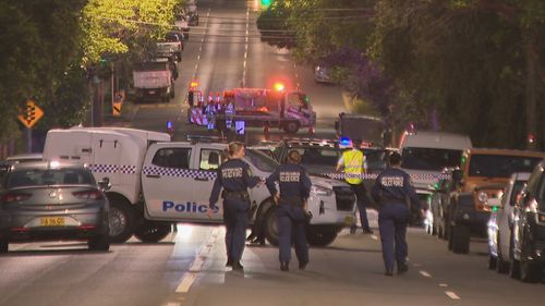 Emergency services rushed to Boronia Road in Greenacre after reports of a man being hit by a ute while crossing the road at 6.30pm yesterday. 