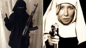 Sally Jones,  one half of 'Mr and Mrs Terror'. Jones also goes by name of Sakinah Hussain since fleeing to Syria in 2013.