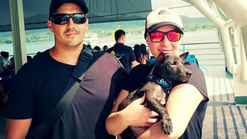 Newlyweds crowdfund to help save puppy they adopted from Thailand on their honeymoon