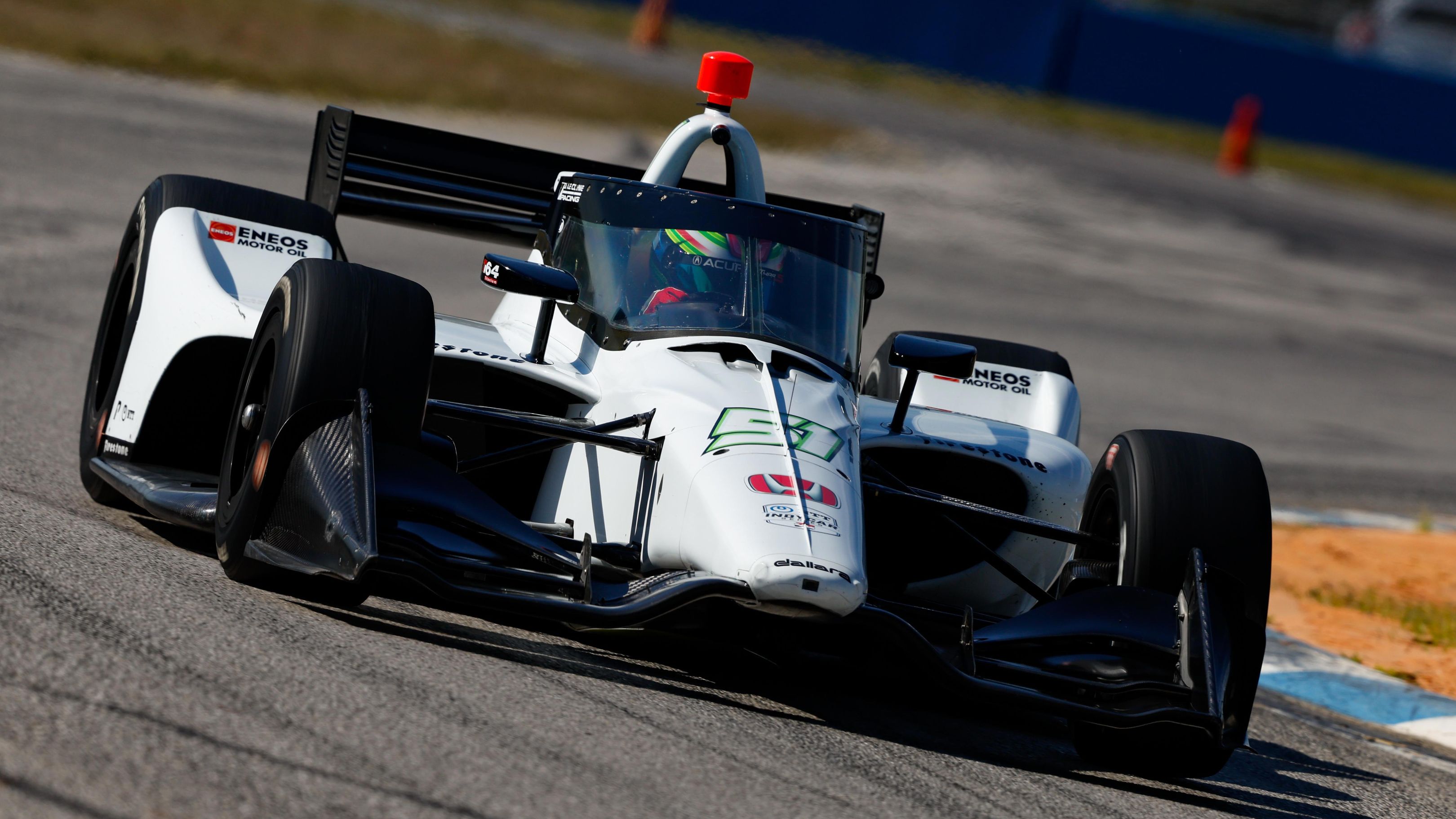 Colin Braun drives the No.51 in testing at Sebring.