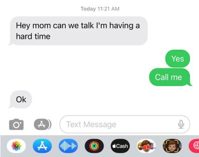 10 year old sends heartbreaking text to parent. 