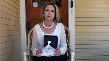 Abby Swoveland was told this bag contained her mother&#x27;s ashes. It was actually cement dust.