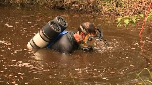 Police have been searching for evidence for the last three days. (9NEWS)