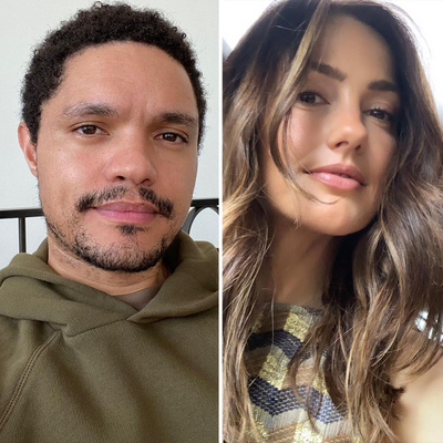 Trevor Noah and Minka Kelly