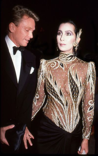 Bob Mackie and Cher at Met Gala 1985: Costumes of Royal India