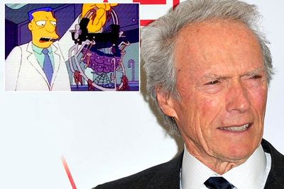Very Serious Actor and Director Clint Eastwood was offered the role of creepy dentist Dr Wolfe in season four's 'Last Exit to Springfield' (another all-time classic episode). <br/><br/>After he said no, producers asked Anthony Hopkins (who also said no), then Anthony Perkins (who said yes, but died before he could record the part), and finally settled on <i>Simpsons</i> regular Hank Azaria.
