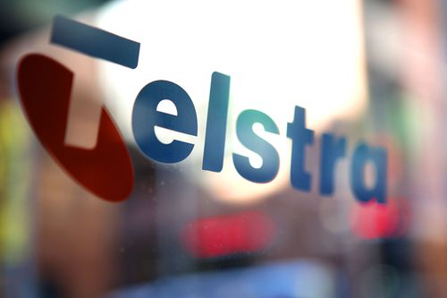 Il logo Telstra.